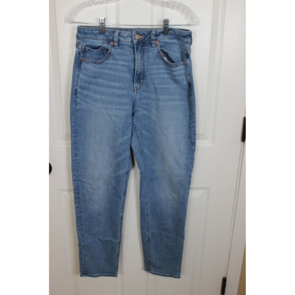 American Eagle By Payless Denim - American Eagle Women's Blue Mom Jeans‎ Stretch Size 6 High Rise Casual Denim